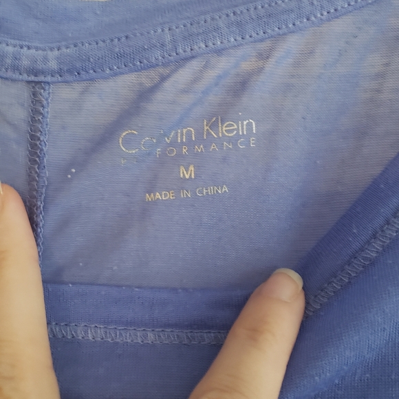 Calvin Klein Performance sheer tunic style oversized top size medium - Picture 7 of 13